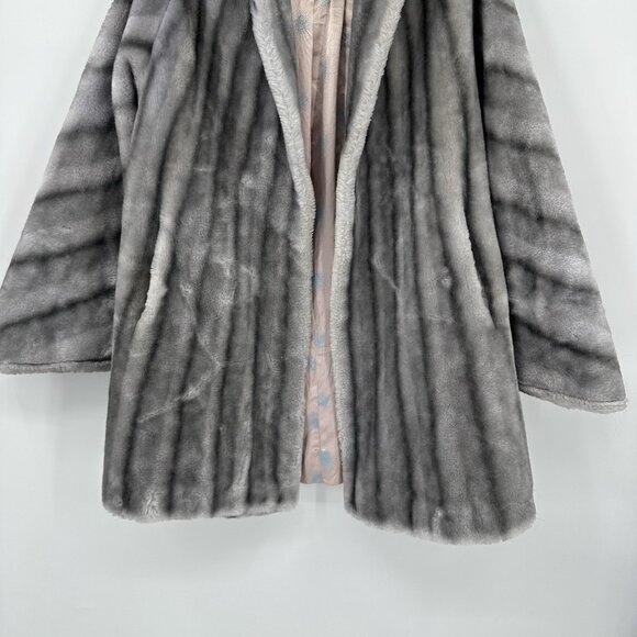 formal retro mink-o-rama glam regency gray S M - Picture 6 of 10
